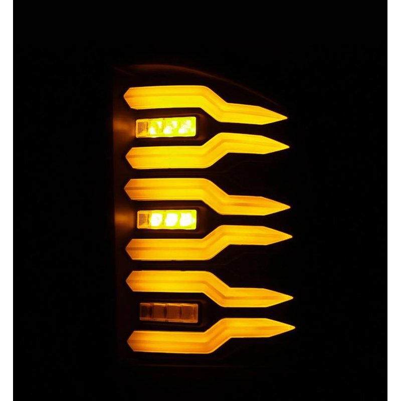 AlphaRex | LED Taillights Black - Silverado 1500 / 2500 HD / 3500 HD 2007-2014