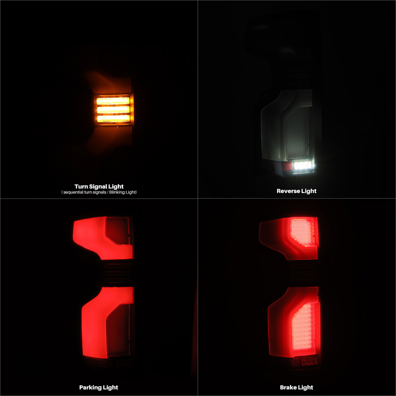 AlphaRex | LED Taillights Black - Silverado 1500 / 2500 HD / 3500 HD 2019-2024