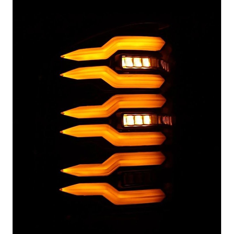 AlphaRex | LED Taillights Alpha Black - Silverado 1500 / 2500 HD / 3500 HD 2007-2014