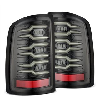 AlphaRex | LED Taillights Alpha Black - Sierra 2500 HD / 3500 HD 6.0L / 6.6L 2007-2014