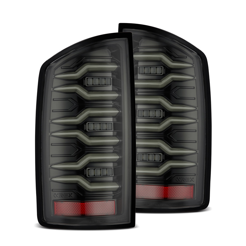 AlphaRex | LED Taillights Alpha Black - Ram 1500 / 2500 2007-2009