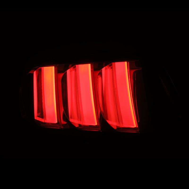 AlphaRex | Prismatic LED Taillights Alpha Black - Mustang 2015-2023