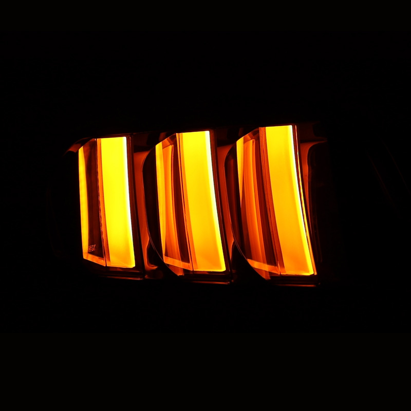 AlphaRex | Prismatic LED Taillights Alpha Black - Mustang 2015-2023