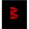 AlphaRex | LED Taillights Black Red - F-150 / F-250 / F-350 2000-2016
