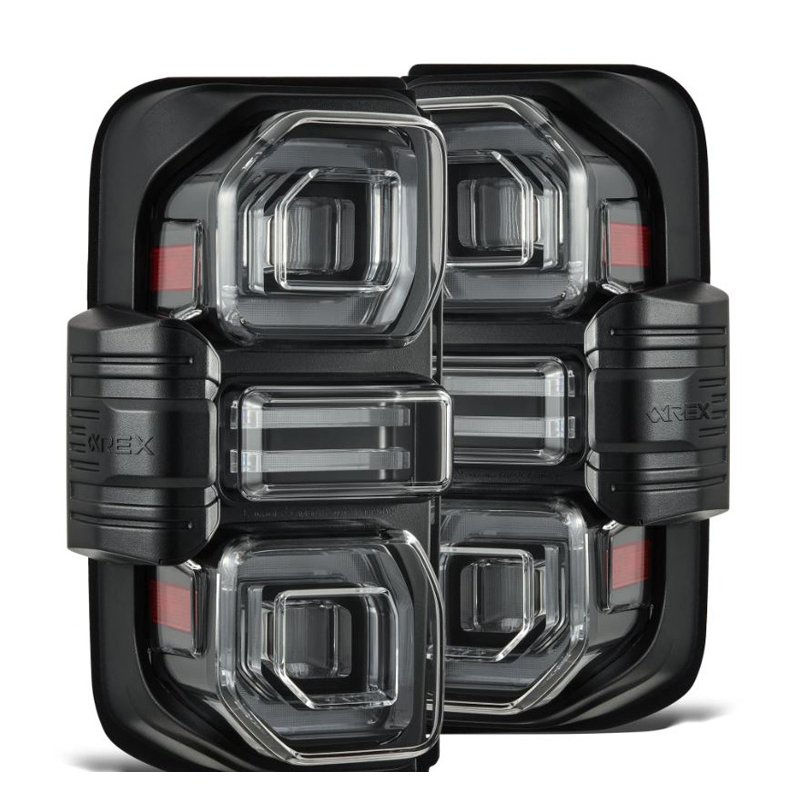 AlphaRex | Prismatic LED Taillights Black - Bronco 2.3T / 2.7T / 3.0T 2021-2024