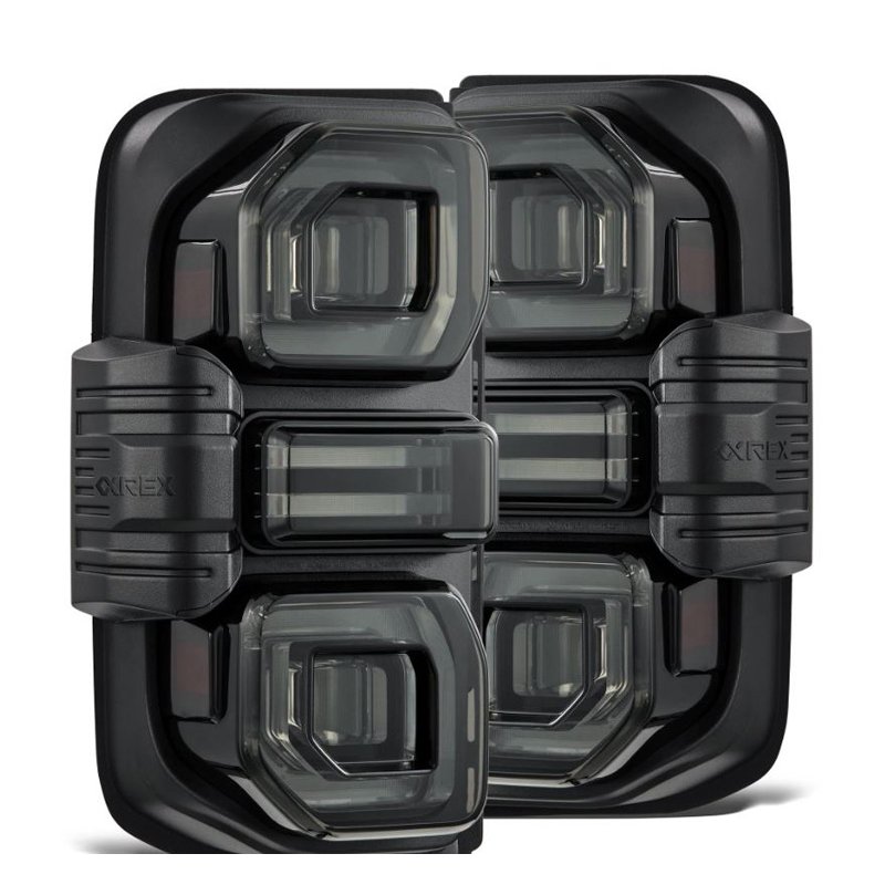 AlphaRex | Prismatic LED Taillights Alpha Black - Bronco 2.3T / 2.7T / 3.0T 2021-2024