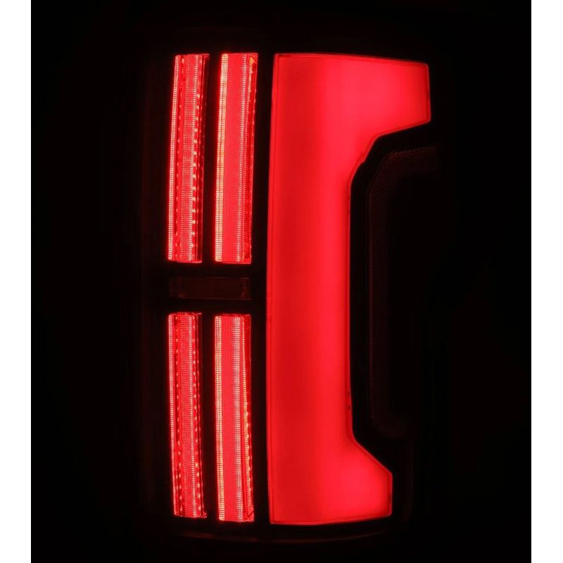 AlphaRex | Prismatic LED Taillights Black Red - Tundra 2007-2013