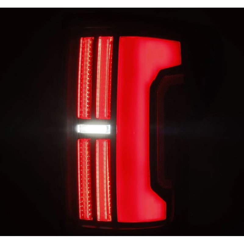 AlphaRex | Prismatic LED Taillights Black Red - Tundra 2007-2013