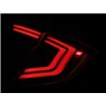 AlphaRex | Prismatic LED Taillights Black Red - Civic 1.5T / 2.0L 2016-2021