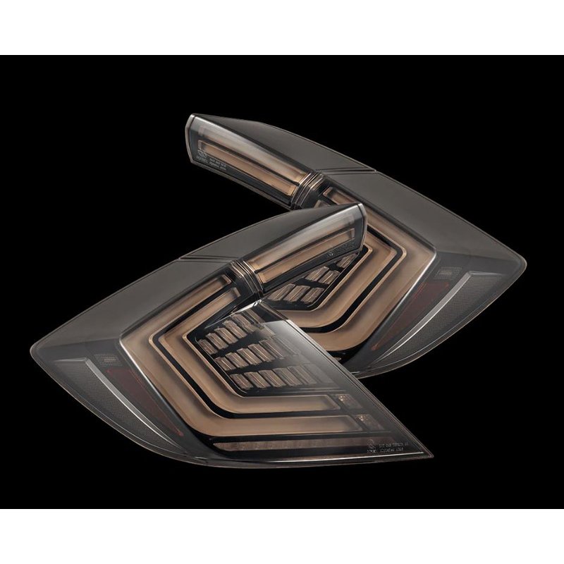 AlphaRex | Prismatic LED Taillights Smoke - Civic 1.5T / 2.0L 2016-2021