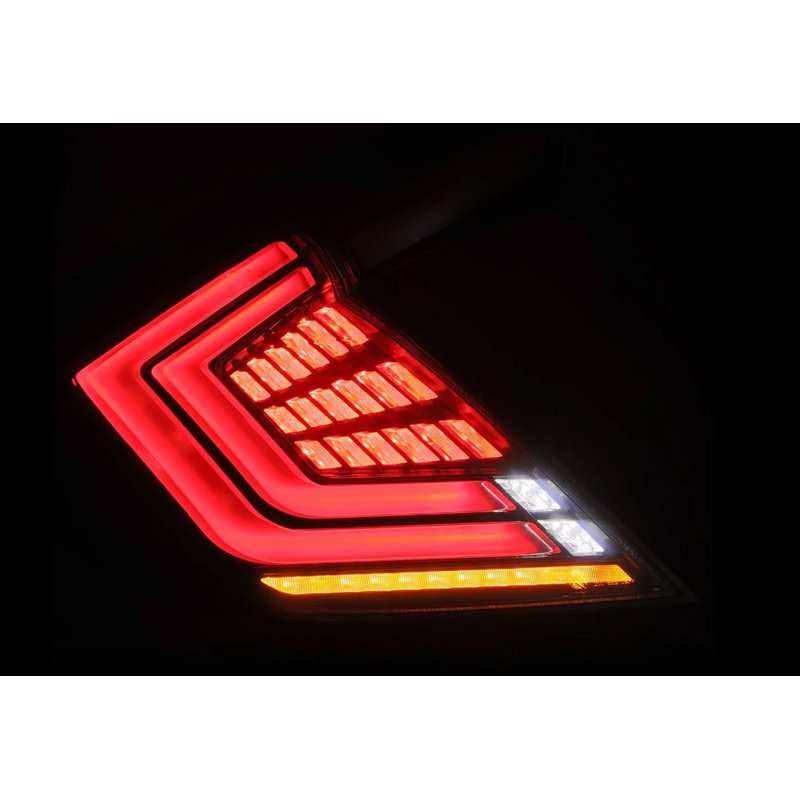 AlphaRex | Prismatic LED Taillights Smoke - Civic 1.5T / 2.0L 2016-2021