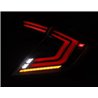 AlphaRex | Prismatic LED Taillights Black - Civic 1.5T / 2.0L 2016-2021