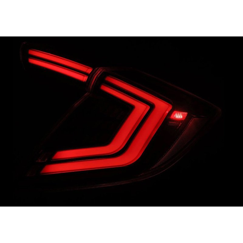 AlphaRex | Prismatic LED Taillights Black - Civic 1.5T / 2.0L 2016-2021