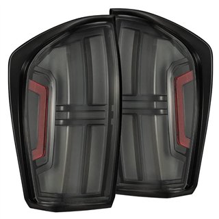 AlphaRex | Prismatic LED Taillights Black - Tacoma 2.7L / 3.5L 2016-2023
