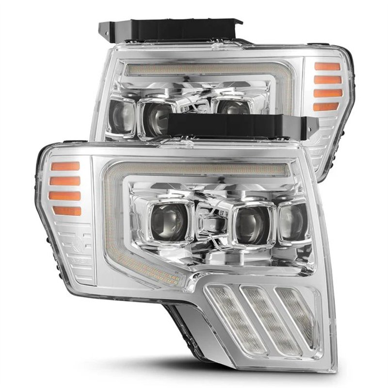 AlphaRex | LED Projector Headlights in Chrome - F-150 2009-2014