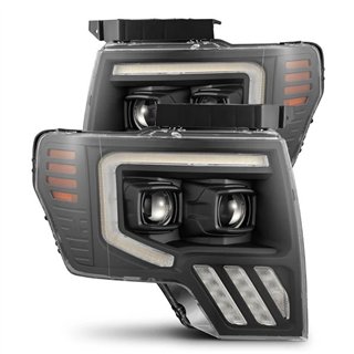 AlphaRex | LED Projector Headlights in Black - F-150 2009-2014