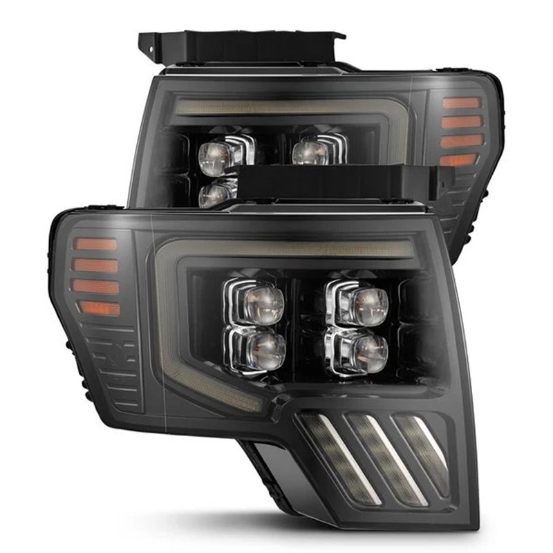 AlphaRex | LED Projector Headlights in Alpha Black - F-150 2009-2014