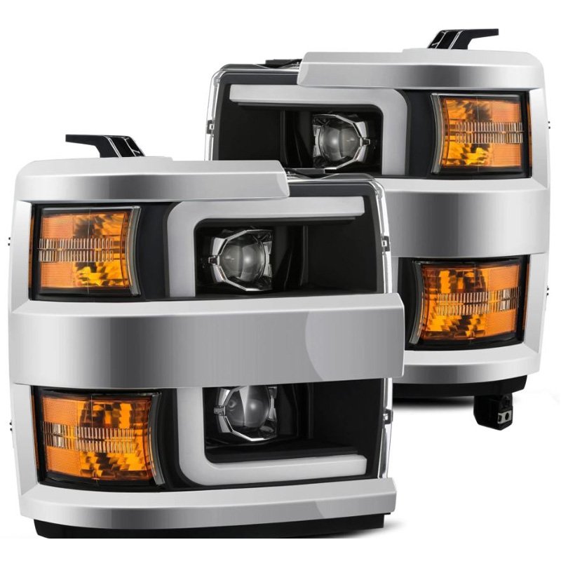 AlphaRex | Projector Headlights Black - Silverado 2500 HD / 3500 HD 6.0L / 6.6L 2019