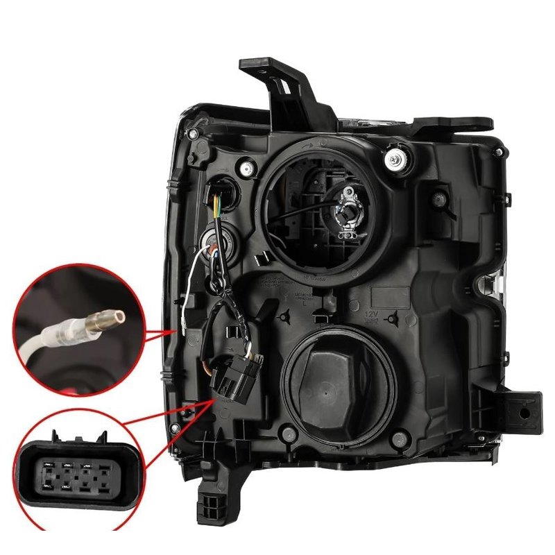 AlphaRex | Projector Headlights Black - Silverado 2500 HD / 3500 HD 6.0L / 6.6L 2019