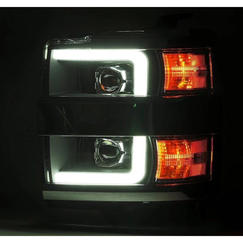 AlphaRex | Projector Headlights Black - Silverado 2500 HD / 3500 HD 6.0L / 6.6L 2019