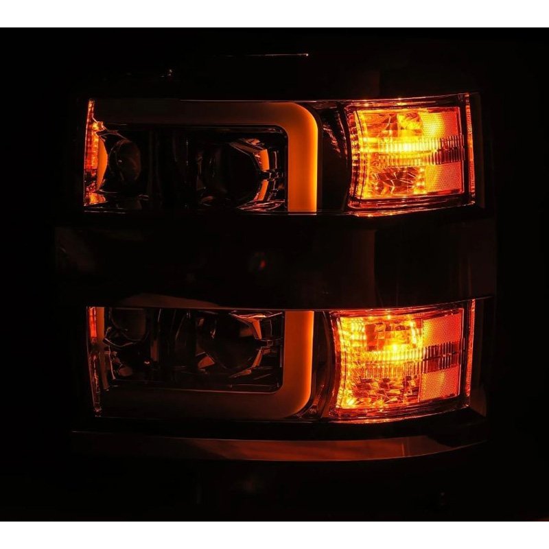 AlphaRex | Projector Headlights Black - Silverado 2500 HD / 3500 HD 6.0L / 6.6L 2019
