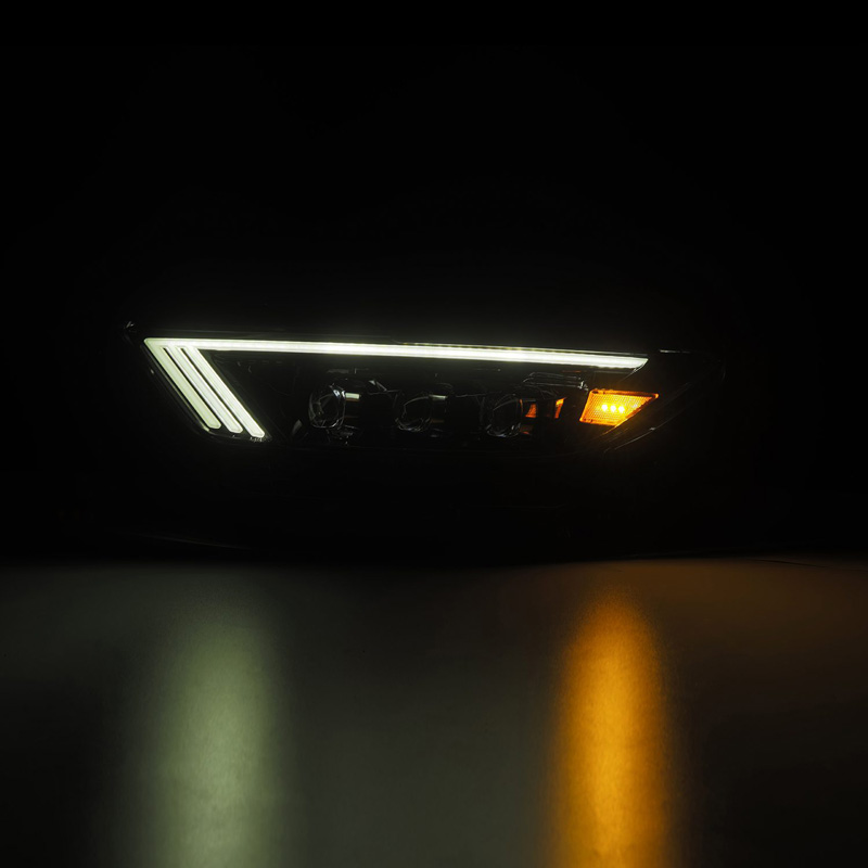 AlphaRex | LED Projector Headlights in Alpha Black - Mustang / Shelby GT350 2015-2020