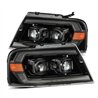 AlphaRex | Projector Headlights Alpha-Black - F-150 / Mark LT 2004-2008
