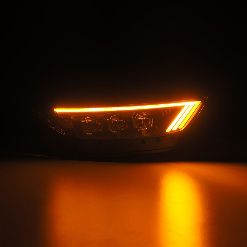 AlphaRex | LED Projector Headlights in Black - Mustang / Shelby GT350 2015-2020