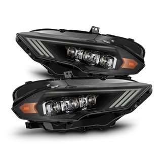 AlphaRex | Projector Headlights Black - Mustang 2.3T / 5.0L / 5.2L 2018-2023