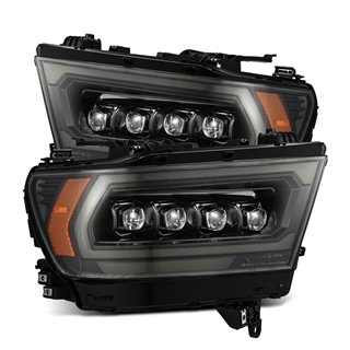 AlphaRex | LED Projector Headlights in Alpha-Black - Ram 1500 2019-2024