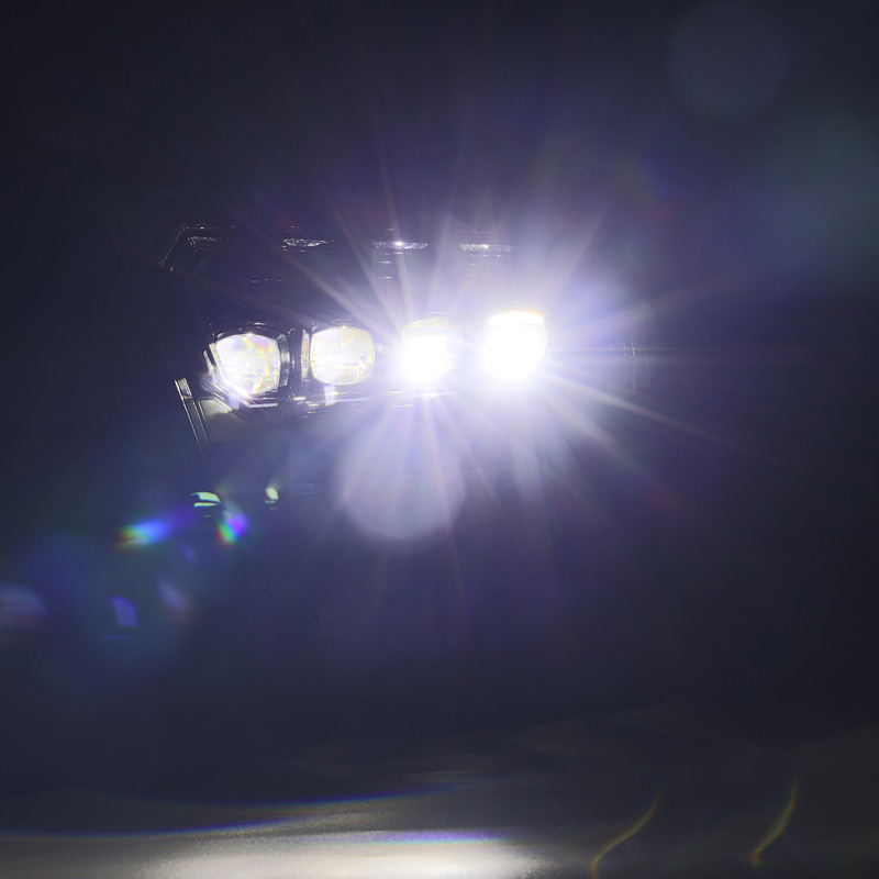 AlphaRex | LED Projector Headlights in Alpha-Black - Ram 1500 2019-2024