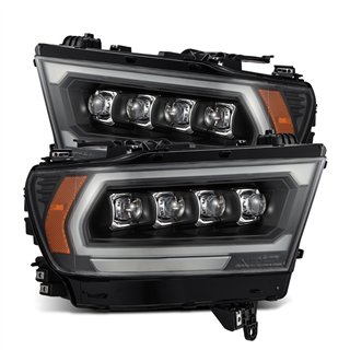 AlphaRex | LED Projector Headlights in Black - Ram 1500 2019-2024
