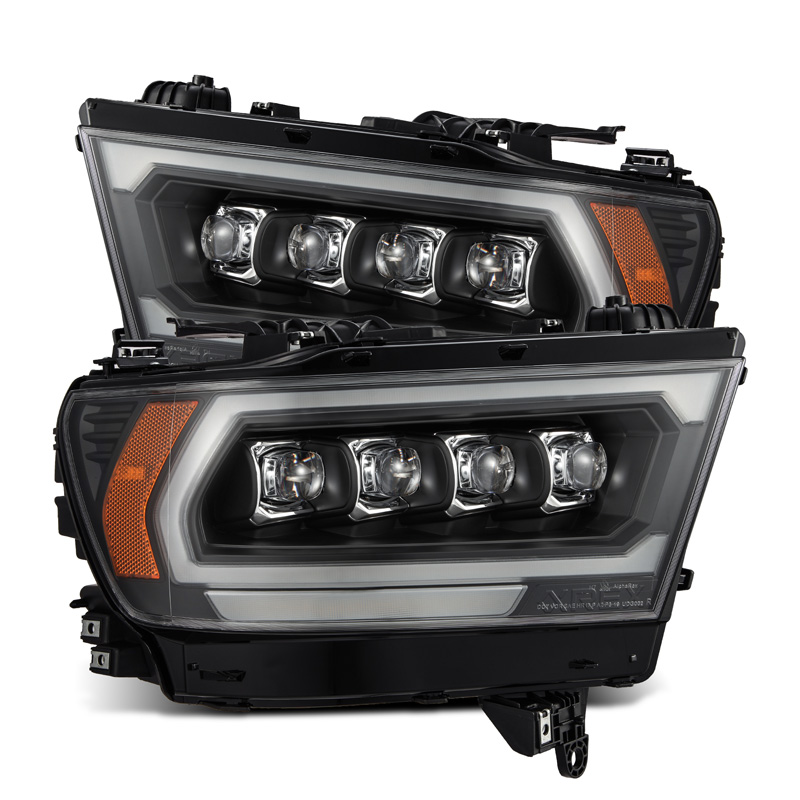 AlphaRex | LED Projector Headlights in Black - Ram 1500 2019-2024