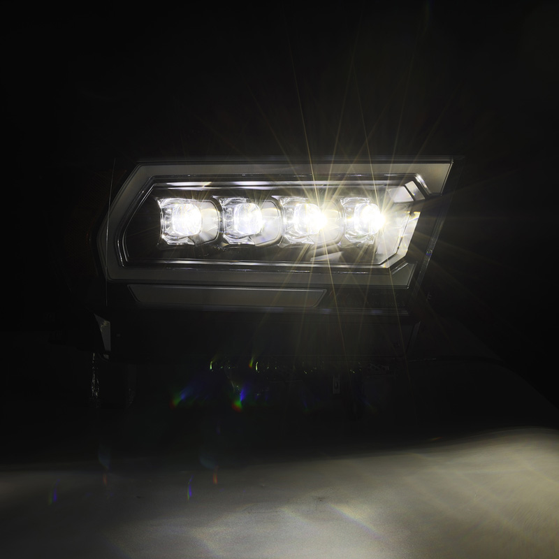AlphaRex | LED Projector Headlights in Black - Ram 1500 2019-2024