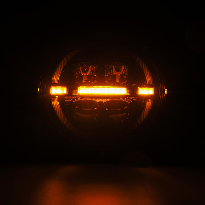 AlphaRex | Projector Headlights Alpha-Black - Gladiator / Wrangler (JK) / Wrangler (JL) 2018-2024