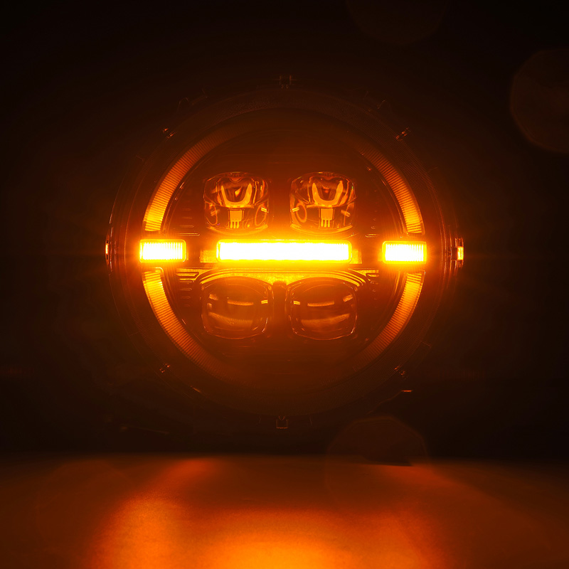 AlphaRex | Projector Headlights Alpha-Black - Gladiator / Wrangler (JK) / Wrangler (JL) 2018-2024