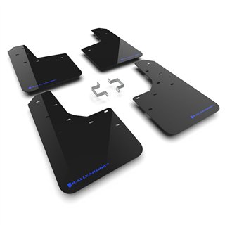 RallyArmor | Black UR Mud Flap Blue Logo - Ranger Raptor 2024-2025