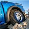 RallyArmor | Black UR Mud Flap Blue Logo - Ranger Raptor 2024-2025