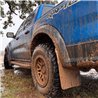 RallyArmor | Black UR Mud Flap Grey Logo - Ranger Raptor 2024-2025
