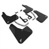 RallyArmor | Black UR Mud Flap Silver Battery Logo - Ioniq 5 XRT 2025