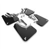 RallyArmor | Black UR Mud Flap Silver Battery Logo - Ioniq 5 N 2025