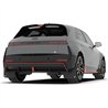 RallyArmor | Black UR Mud Flap Silver Battery Logo - Ioniq 5 N 2025