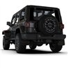 RallyArmor | Black UR Mud Flap Red Logo - Wrangler JL / 4xe Rubicon 2018-2025