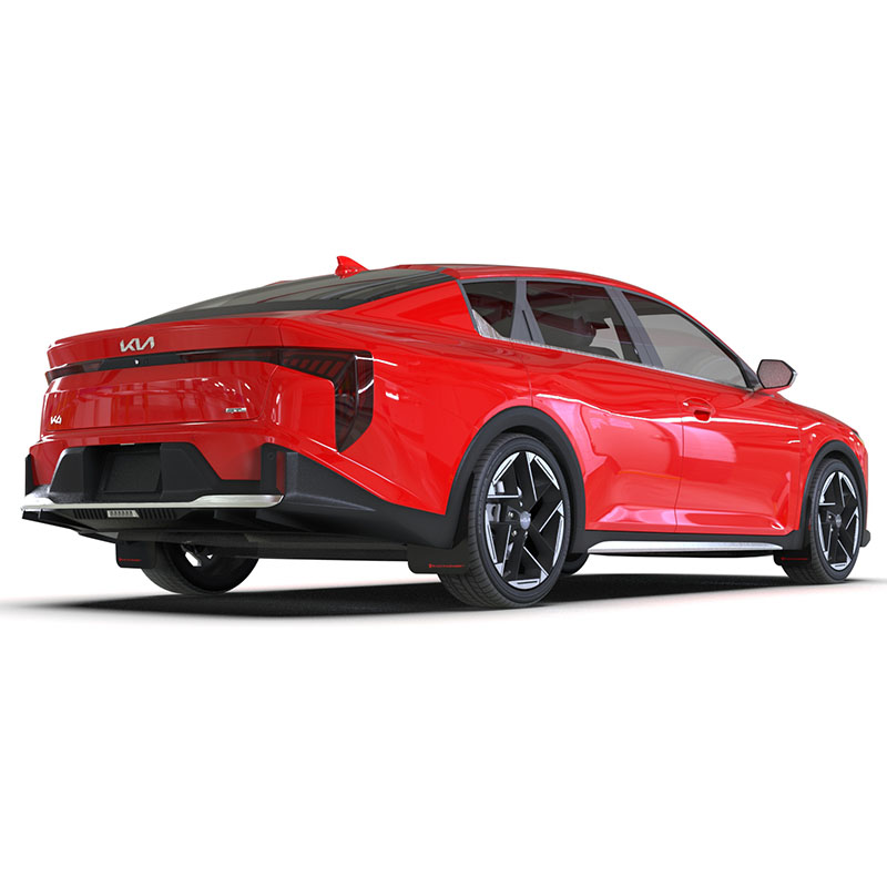 RallyArmor | Black UR Mud Flap Red Logo - K4 2025