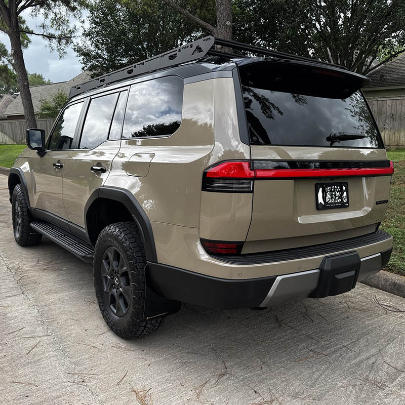 RallyArmor | Black UR Mud Flap Dark Green Logo - GX550 Overtrail 2024-2025