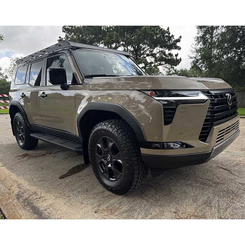 RallyArmor | Black UR Mud Flap Dark Grey Logo - GX550 Overtrail 2024-2025