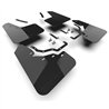 RallyArmor | Black UR Mud Flap Metallic Black Logo - GX550 Overtrail 2024-2025