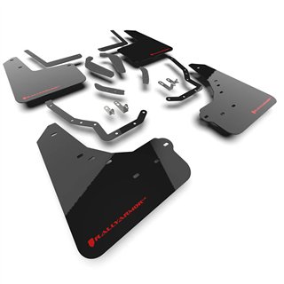 RallyArmor | Black UR Mud Flap Red Logo - 4Runner TRD Off-Road / Trailhunter 2025
