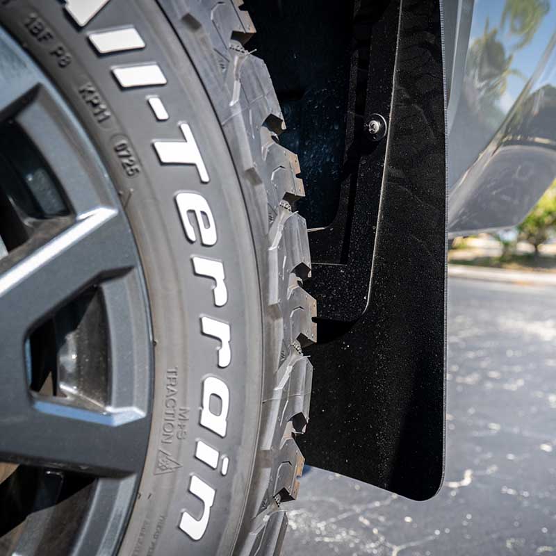 RallyArmor | Black UR Mud Flap Red Logo - 4Runner TRD Off-Road / Trailhunter 2025