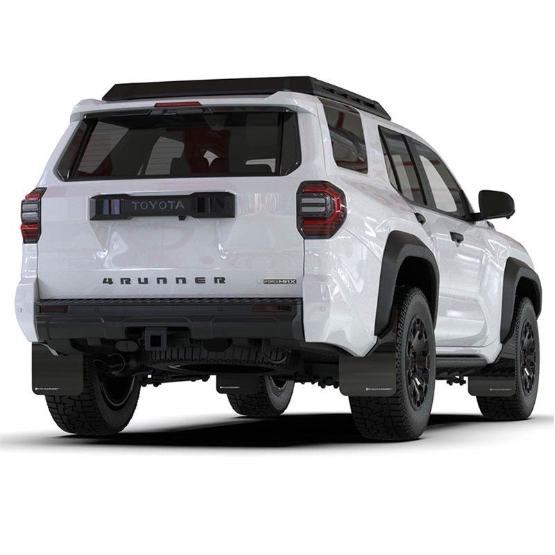 RallyArmor | Black UR Mud Flap White Logo - 4Runner TRD Off-Road / Trailhunter 2025